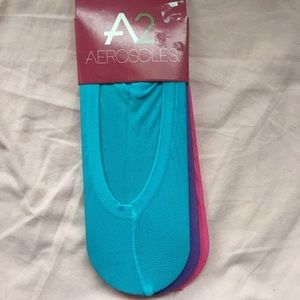 NWT 3 Pack Multicolor Aerosoles Shoe Liners